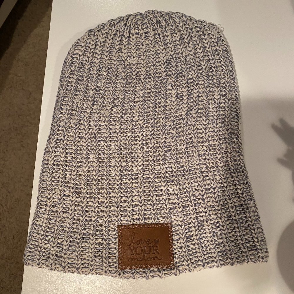 Grey Love Your Melon Beanie